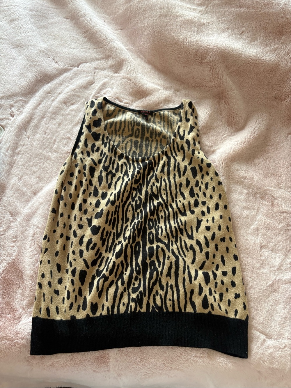 Vintage Escada Cashmere tank